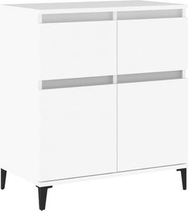 Komoda biela 60x35x70 cm spracované drevo