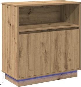 LED komoda Remeselný dub 71 x 34,5 x 75 cm Kompozitné drevo