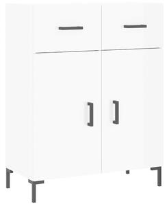 Komoda lesklá biela 69,5x34x90 cm spracované drevo