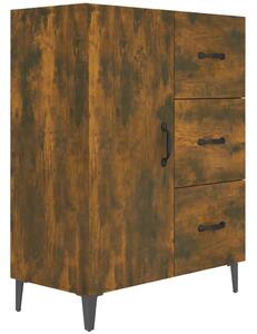 Komoda dymový dub 69,5x34x90 cm kompozitné drevo