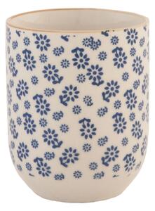 Clayre & Eef Modrý pohár - pr 6 * 8 cm - Clayre & Eef