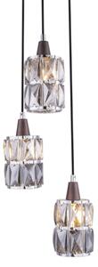 Globo 15761-3 - Krištáľový luster na lanku WOLLI 3xE14/40W/230V