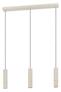 Eglo 901152 - LED Luster na lanku CAMINIA 3xGU10/5W/230V 3000K béžová