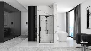 Sprchovací kút RAPID swing 100x100 cm - čierny