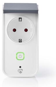 Nedis WIFIPO120FWT - Inteligentná vonkajšia zásuvka 3680W/230V/Typ F/16A Wi-Fi IP44