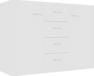 Komoda, biela 88x30x65 cm, kompozitné drevo