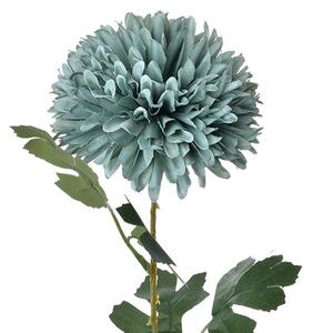 Dekorácia umelá kvetina s modrým kvetom - 10*10*54 cm - Clayre & Eef