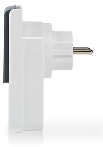 Nedis WIFIPO120FWT - Inteligentná vonkajšia zásuvka 3680W/230V/Typ F/16A Wi-Fi IP44