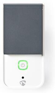 Nedis WIFIPO120FWT - Inteligentná vonkajšia zásuvka 3680W/230V/Typ F/16A Wi-Fi IP44