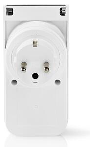 Nedis WIFIPO120FWT - Inteligentná vonkajšia zásuvka 3680W/230V/Typ F/16A Wi-Fi IP44