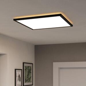 Eglo 901444- LED Kúpeľňové stropné svietidlo ROVITO 17W/230V 50x50 cm IP44 čierna