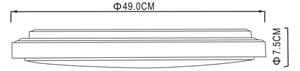 Globo - LED Stropné svietidlo KALLE LED/32W/230V 3000/4000/6000K pr. 49 cm