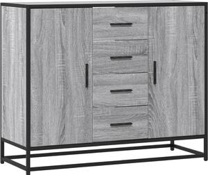 Komoda sivý dub sonoma 92x35x76 cm kompozitné drevo