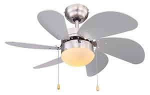 Globo 03801 - Stropný ventilátor RIVALDO 1xE14/60W/230V