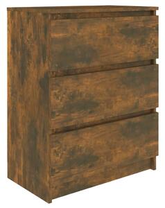Komoda dymový dub 60x35x76 cm spracované drevo