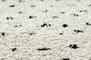 Dywany Łuszczów Kusový koberec Berber Syla B752 dots cream kruh - 160x160 (priemer) kruh cm