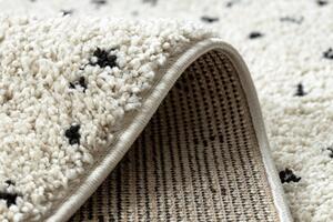 Dywany Łuszczów Kusový koberec Berber Syla B752 dots cream - 160x220 cm