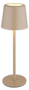 Globo 58482S-LED stmievateľná stolná lampa VAN. 12W/5V 2200mAh IP44 krém