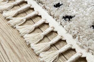 Dywany Łuszczów Behúň Berber Syla B752 dots cream - 60x300 cm
