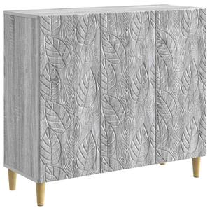 Servírovacia skriňa Sivý Sonoma 89 x 34,5 x 80 cm