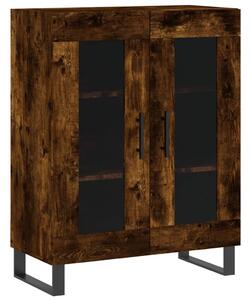 Komoda dymový dub 69,5x34x90 cm kompozitné drevo
