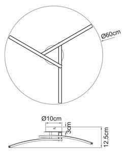 Globo 67129-18 - LED Prisadený luster TANSY 3xLED/6W/230V