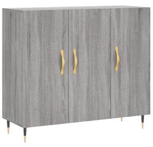 Komoda sivý dub sonoma 90x34x80 cm kompozitné drevo