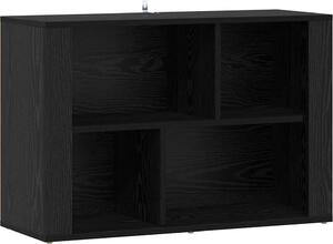 Servírovacia skriňa Čierny dub 80 x 30 x 53 cm Kompozitné drevo