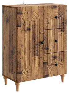 Servírovacia skriňa so zásuvkou Staré drevo 66 x 34,5 x 90 cm