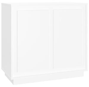 Komoda biela 80x34x75 cm kompozitné drevo