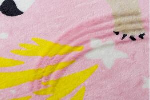 Dywany Lusczow Detský koberec WHITE BEER ružový