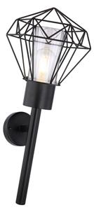 Globo 31355W - Vonkajšie nástenné svietidlo HORACE 1xE27/15W/230V IP44