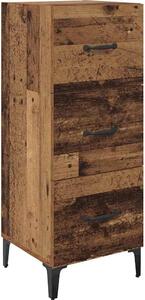 Servírovacia skriňa so zásuvkou Staré drevo 34,5 x 34 x 90 cm