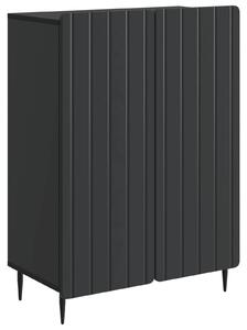 Servírovacia skriňa Čierna 66 x 34,5 x 92 cm Kompozitné drevo