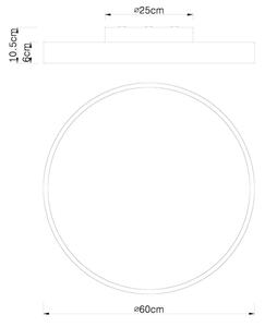 Globo 41744-48S - LED Stmievateľné stropné svietidlo WISS LED/48W/230V + DO