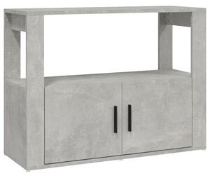 Komoda betónovo sivá 80x30x60 cm spracované drevo