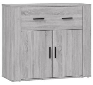 Komoda sivý dub sonoma 80x33x70 cm spracované drevo