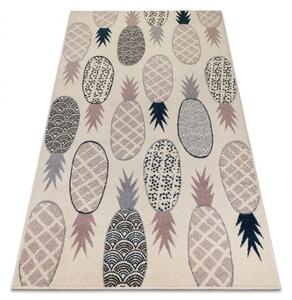 Dywany Lusczow Detský koberec Pineapple krémový