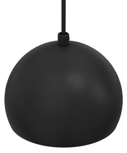 Luster na lanku SOOL 1xE27/15W/230V priemer 15 cm čierny