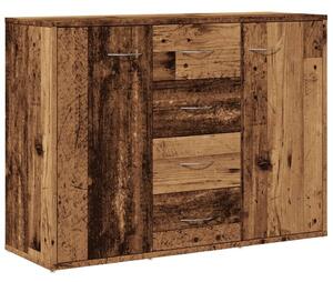 Komoda staré drevo 88x30x64 cm kompozitné drevo