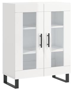 Komoda lesklá biela 69,5x34x90 cm spracované drevo