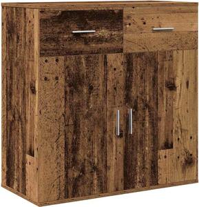 Servírovacia skriňa so zásuvkou Staré drevo 78 x 38 x 80 cm