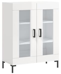 Komoda lesklá biela 69,5x34x90 cm spracované drevo