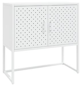 Komoda biela 75x35x75 cm oceľová
