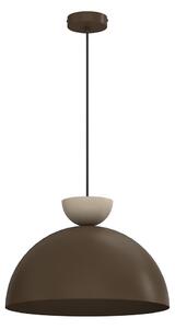 Luster na lane NEVIS 1xE27/15W/230V pr. 38 cm hnedý