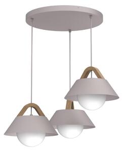 Luster na lanku FUNDA 3xE27/15W/230V krémový