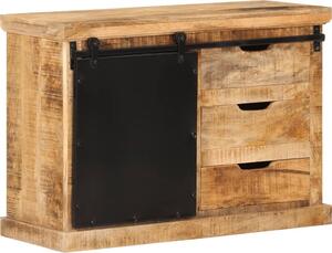 Komoda 80x30x55 cm masívne surové mangovníkové drevo