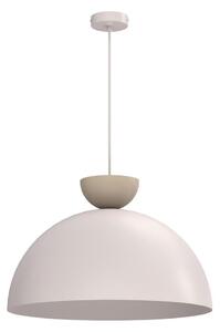 Závesný luster na kábli NEVIS 1xE27/15W/230V pr. 50 cm krémový