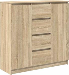 Komoda so zásuvkami dub sonoma 100,5x35x98,5cm kompozitné drevo