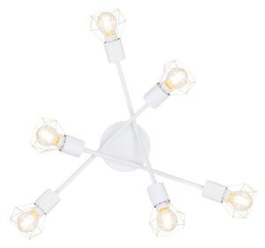 Globo 54802W-6 - Prisadený luster XARA 6xE14/40W/230V